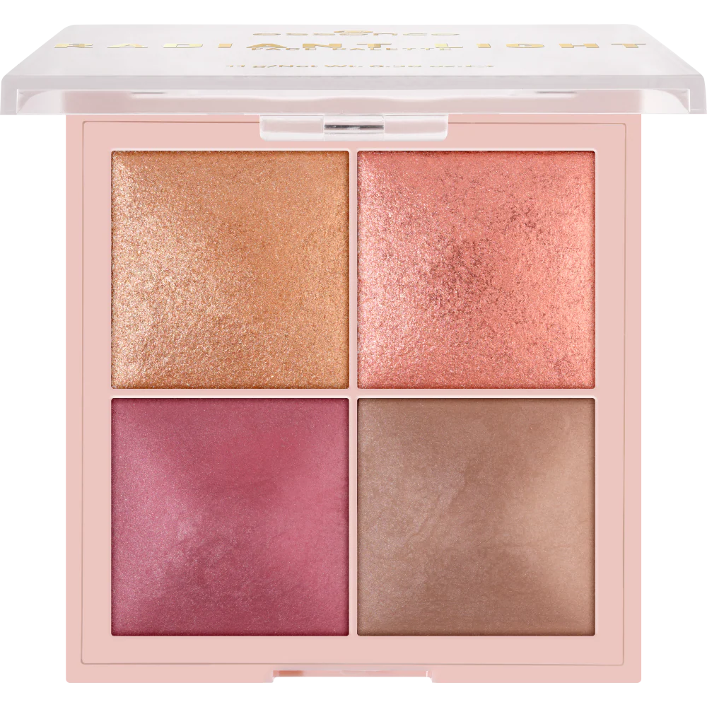 essence RADIANT LIGHT face palette