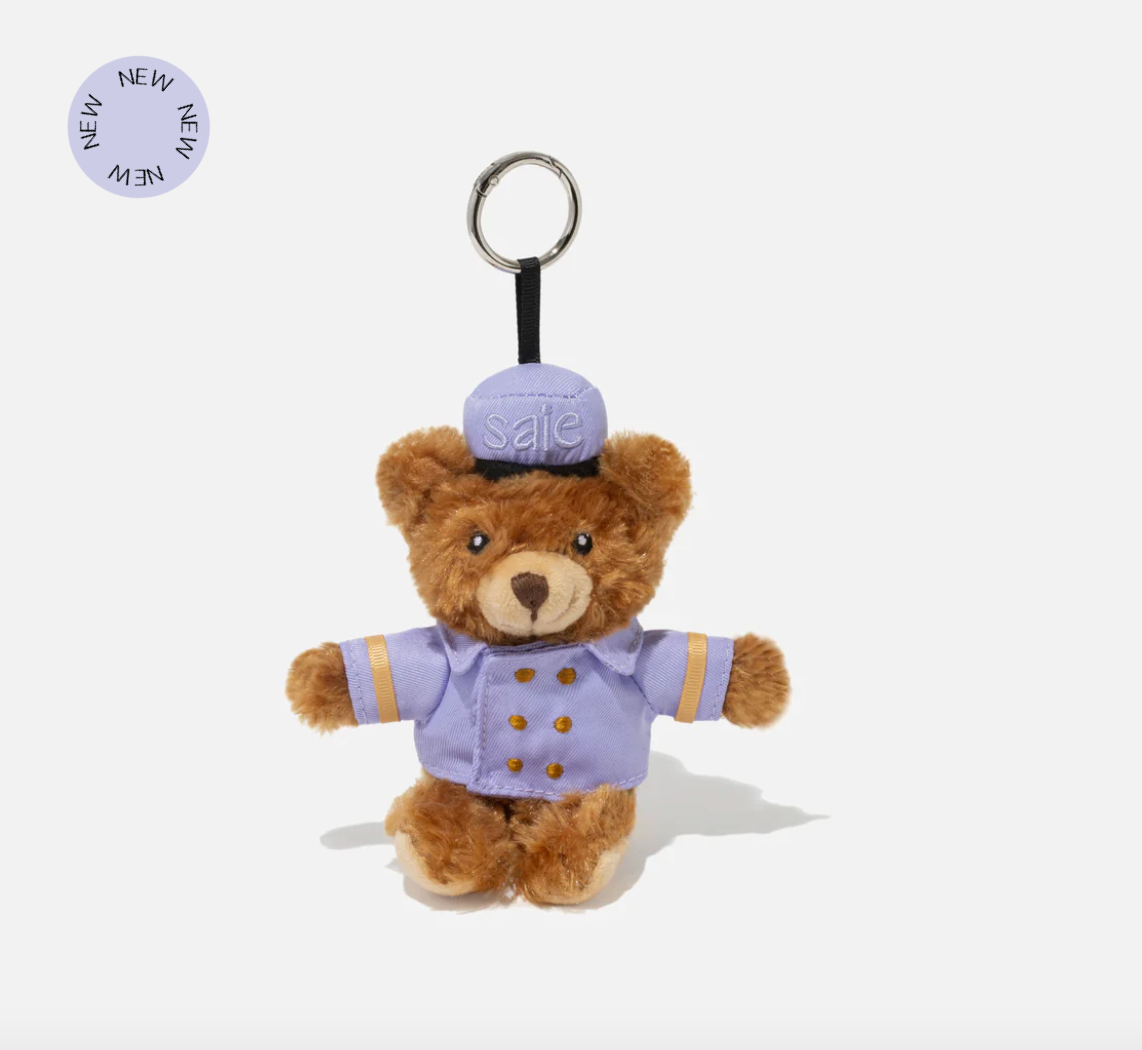 Saie The Bellhop Bear Keychain