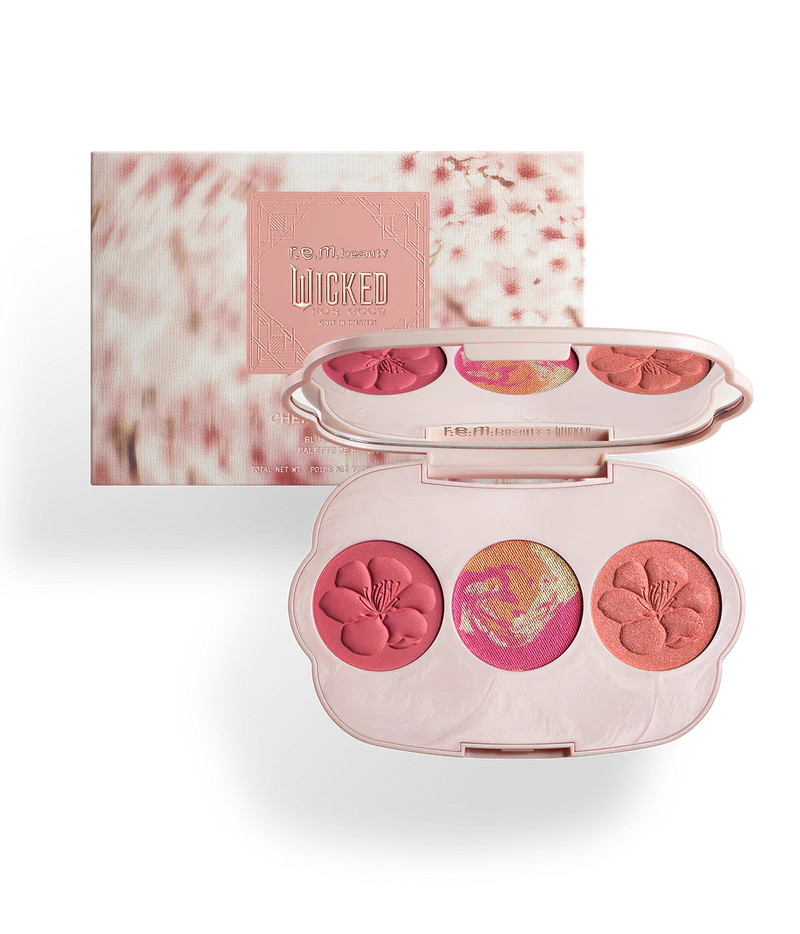 r.e.m. beauty x Wicked: For Good Cherry Blossom Blush Palette