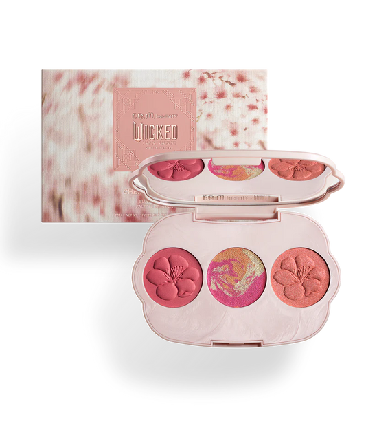 r.e.m. beauty x Wicked: For Good Cherry Blossom Blush Palette