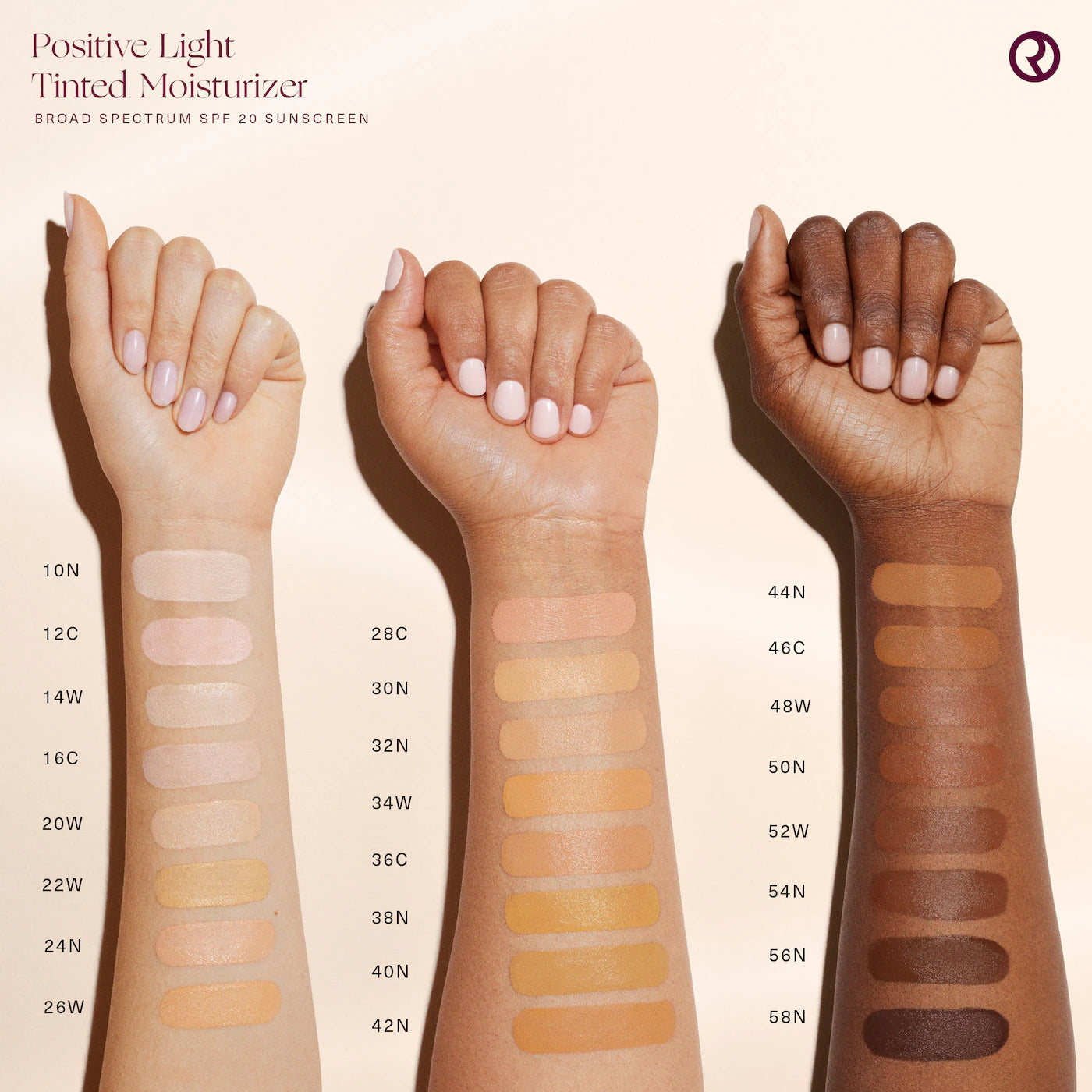 Rare Beauty Positive Light Tinted Moisturizer Broad Spectrum SPF 20 Sunscreen