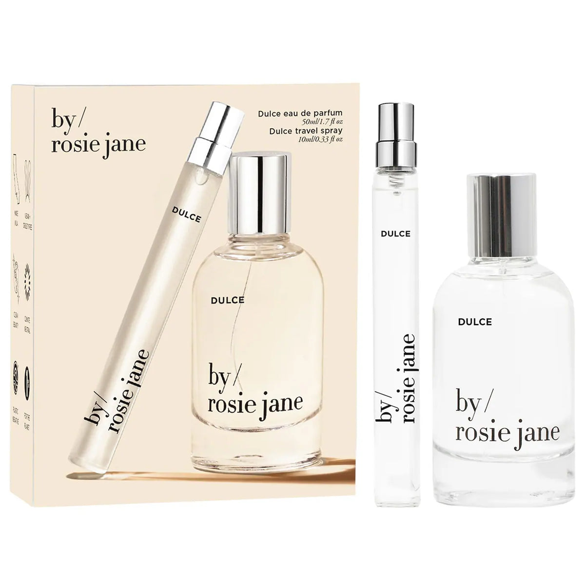 By Rosie Jane DULCE home + away perfume set with vanilla