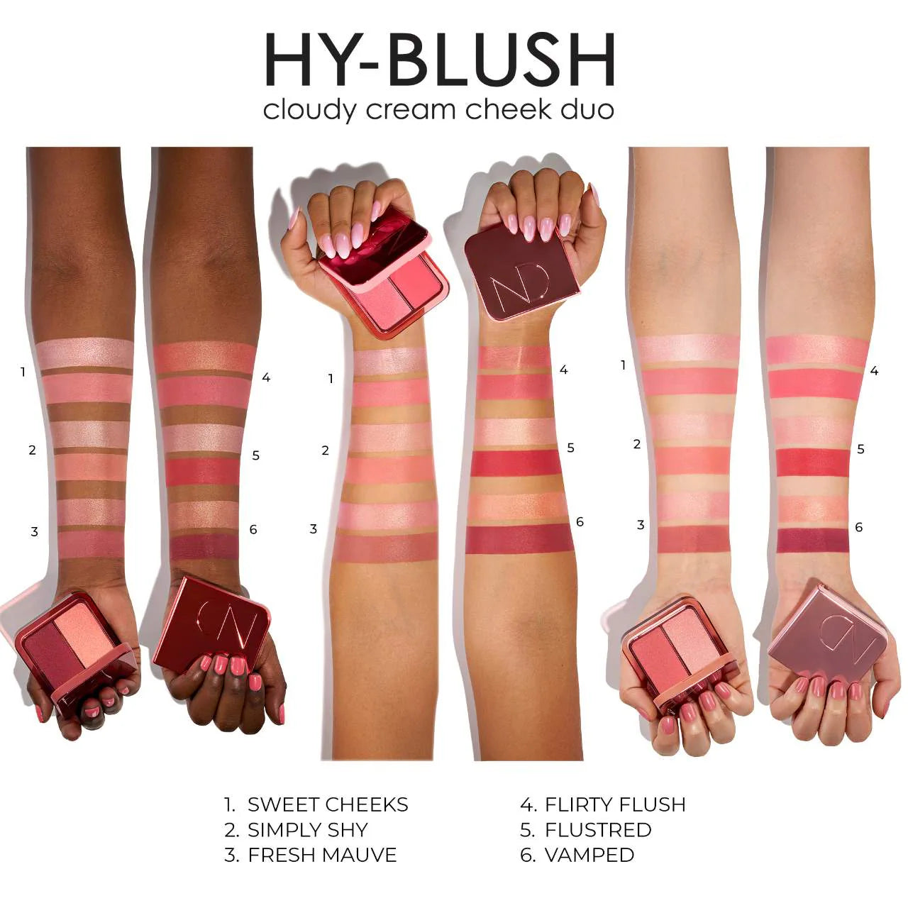 NATASHA DENONA Hy-Blush Cloudy Cream Cheek Duo