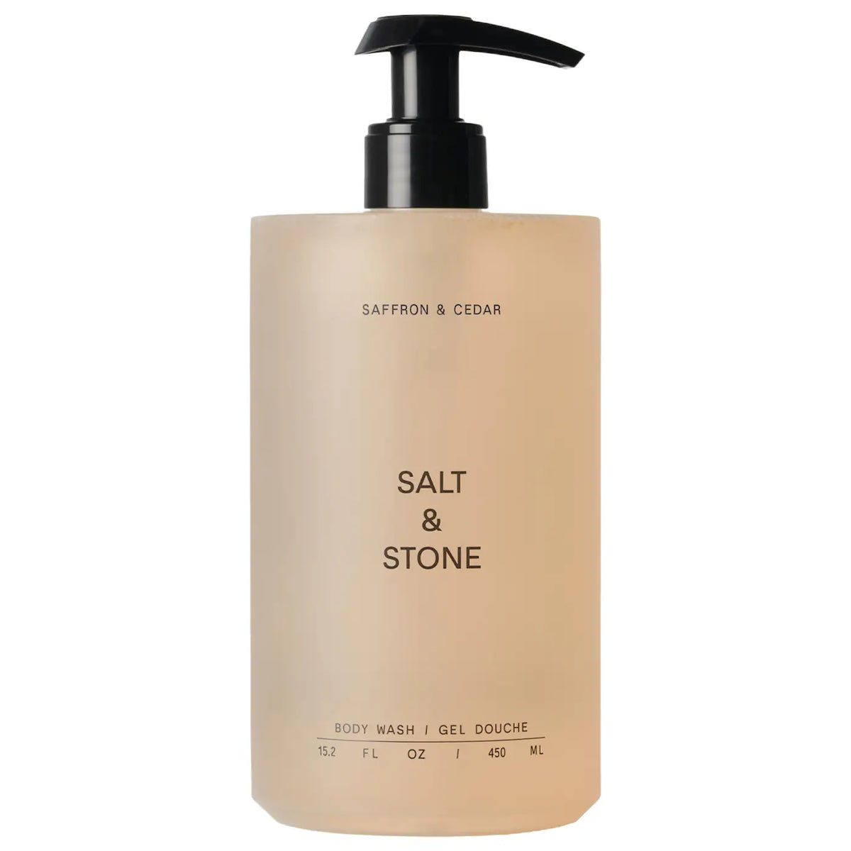 Salt & Stone Saffron & Cedar Skin Softening Body Wash