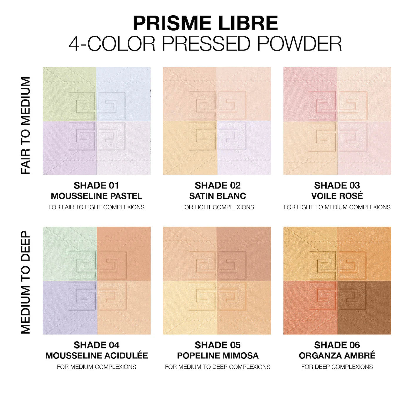 Givenchy Prisme Libre Blurring & Color-Correcting Matte Pressed Powder