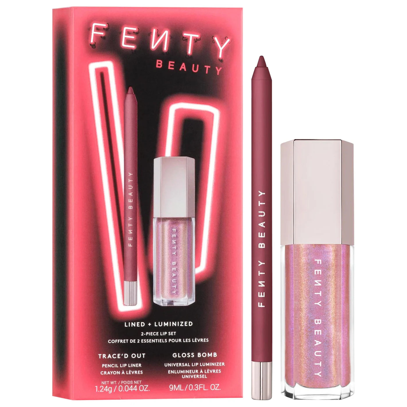 Fenty Beauty Lined + Luminized 2-Piece Lip Set