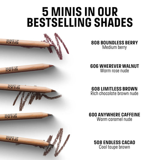 MAKE UP FOR EVER  Mini Artist Color Lip Pencils Set