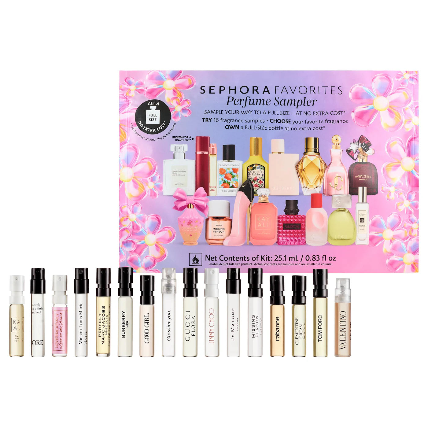 Sephora Favorites Flirty Trending Scents Perfume Sampler Set w/ Redeemable Voucher