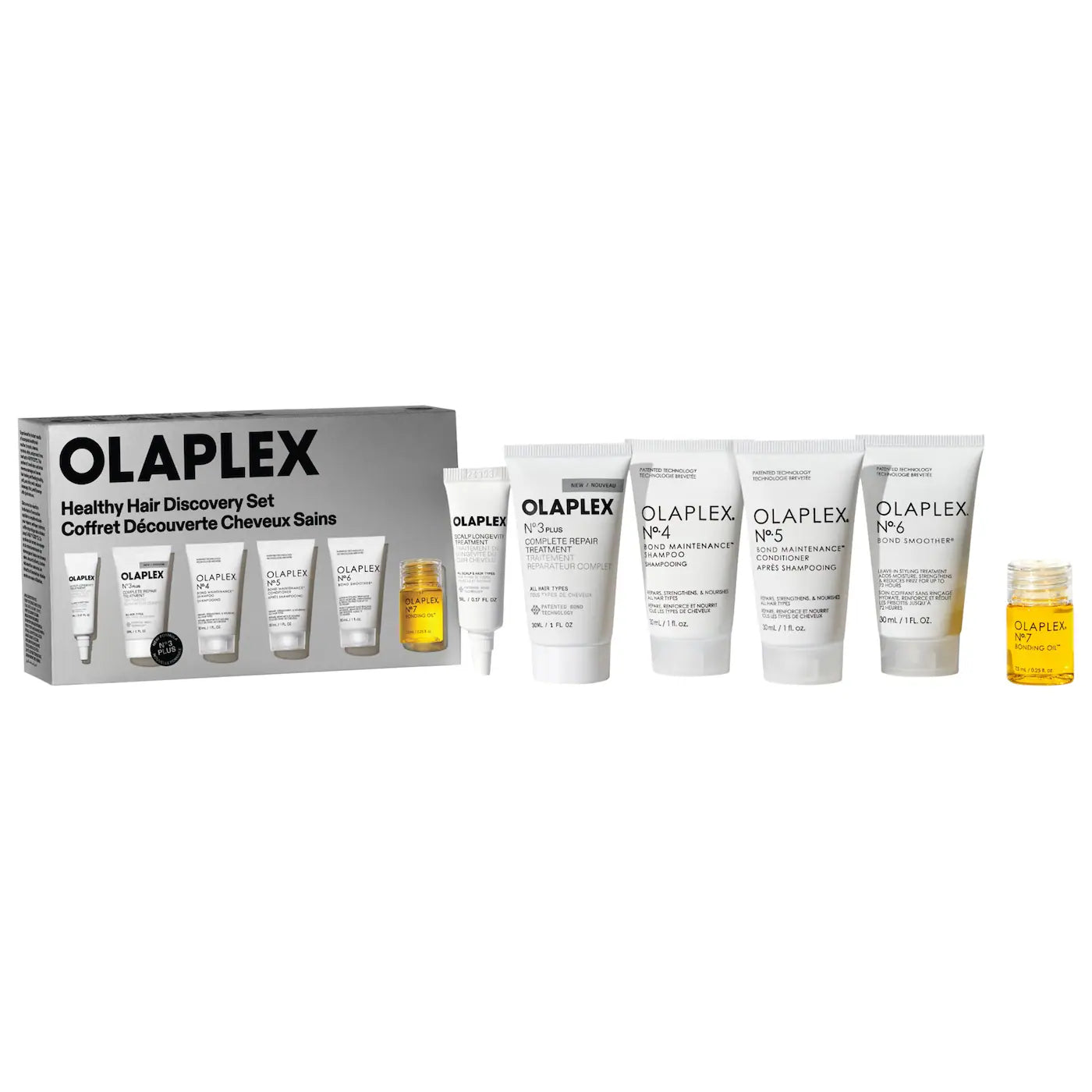 Olaplex Healthy Hair Shampoo, Conditioner, and Oil Discovery Set