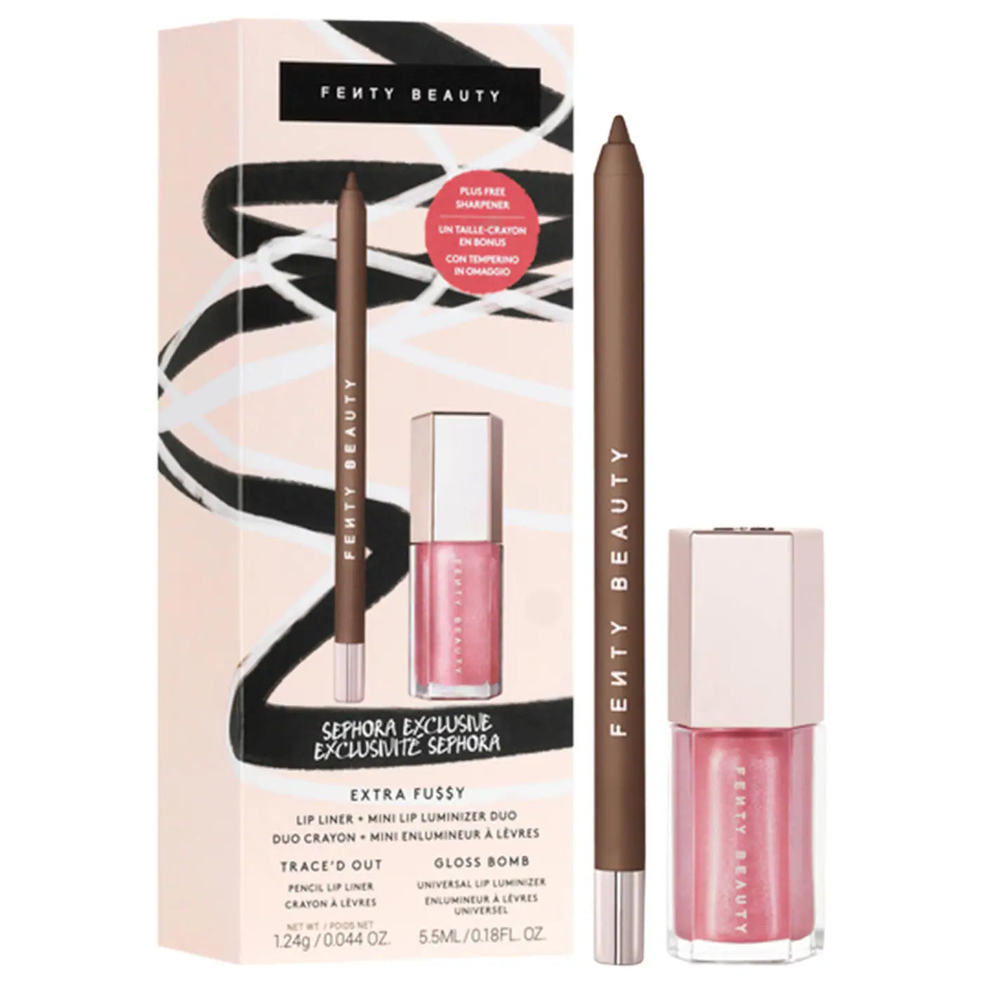Fenty Beauty Extra Fu$$y Lip Liner + Mini Lip Luminizer Duo