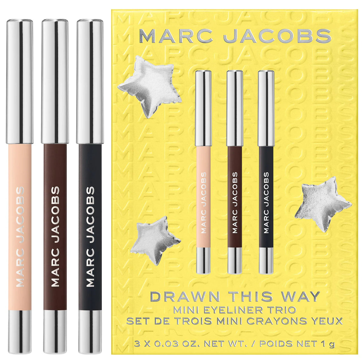 Marc Jacobs Beauty Mini Drawn This Way Longwear Eyeliner Trio Gift Set