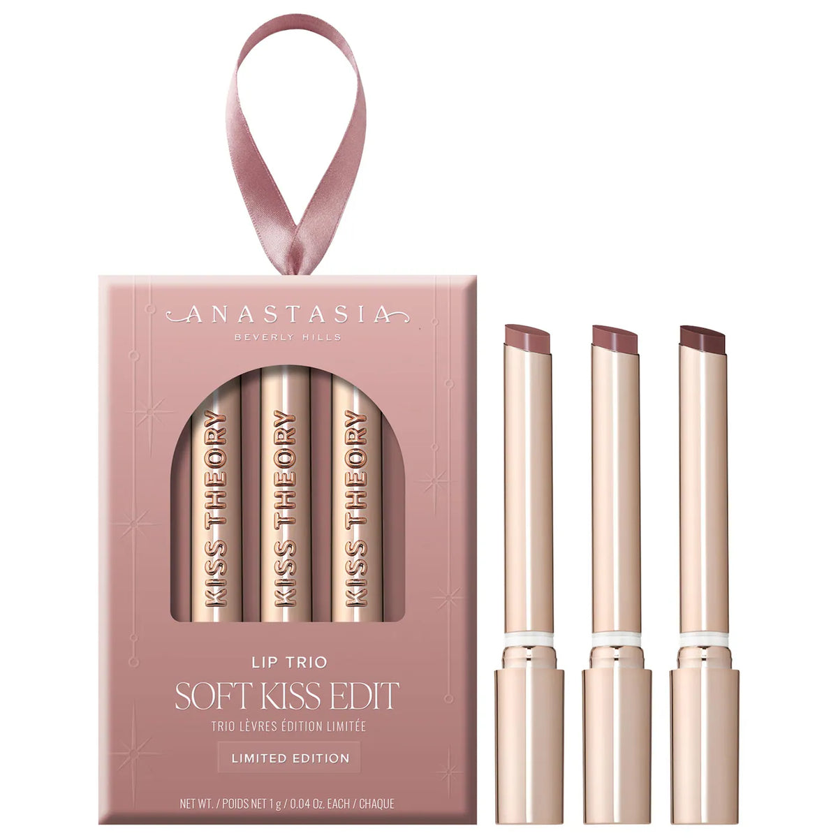 Anastasia Beverly Hills Soft Kiss Edit Kiss Theory Glossy Shine Lip Balm Trio