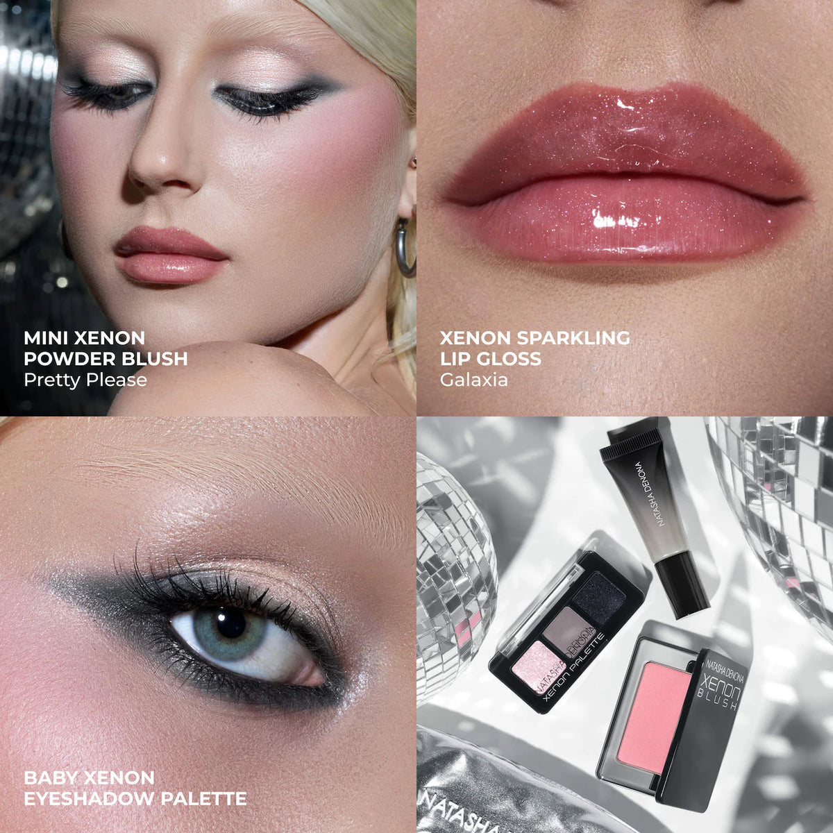 NATASHA DENONA Xenon Pouch Makeup Gift Set