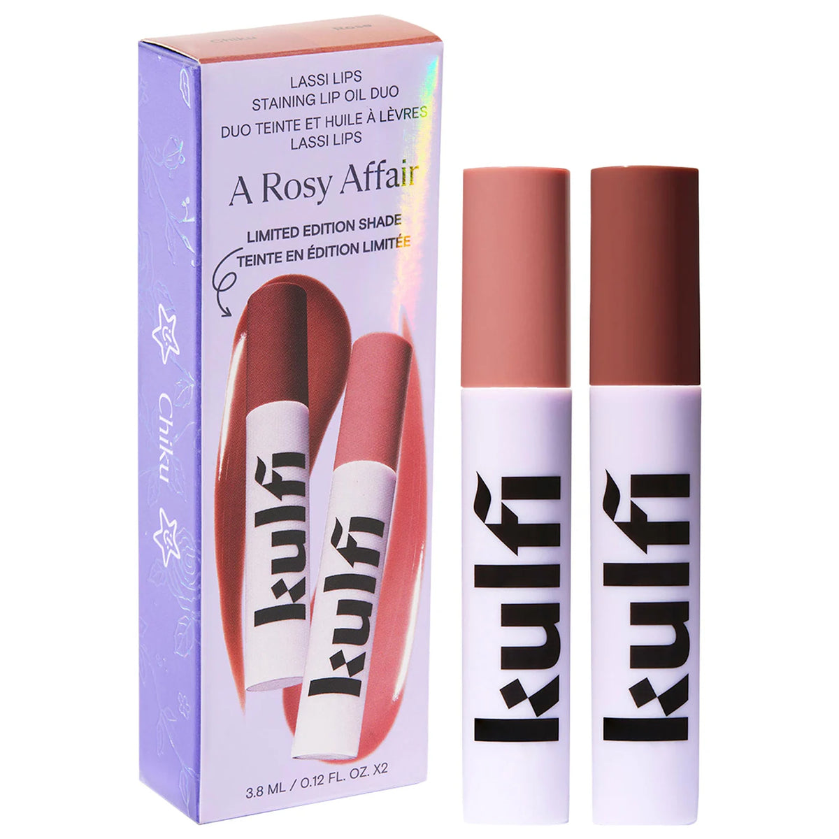 Kulfi A Rosy Affair Lassi Lip Oil Duo