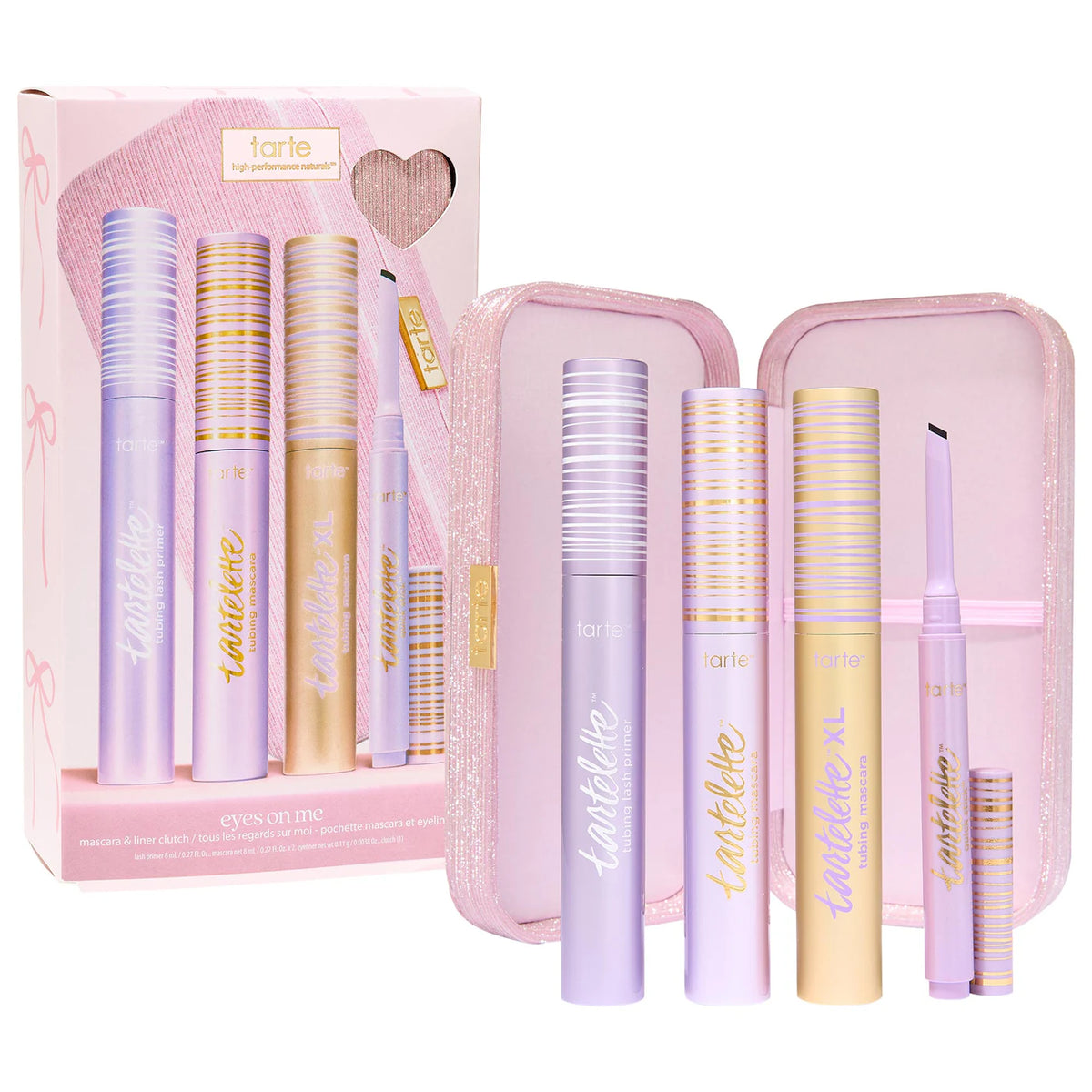tarte eyes on me tartelette mascara & liner clutch
