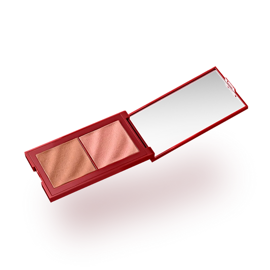 Kiko flirt alert strike a match blush & glow palette