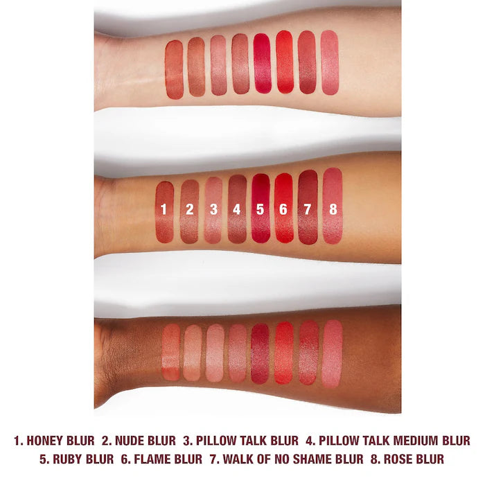 Charlotte Tilbury
Airbrush Flawless Matte Lip Blur Liquid Lipstick