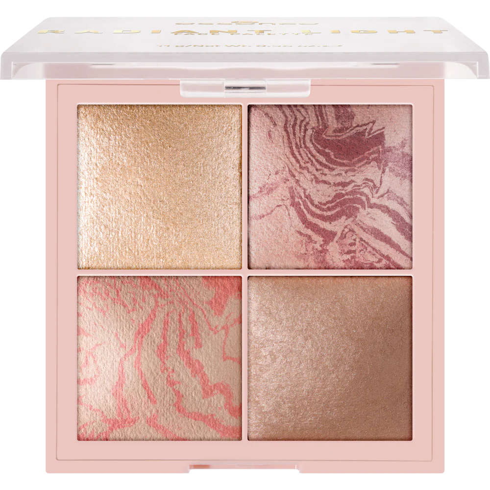 essence RADIANT LIGHT face palette