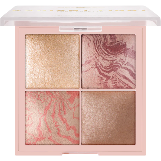 essence RADIANT LIGHT face palette