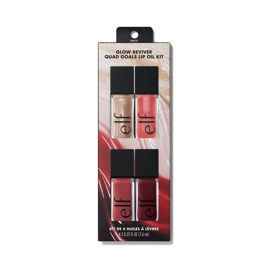 e.l.f. Glow Reviver Quad Goals Lip Oil Kit