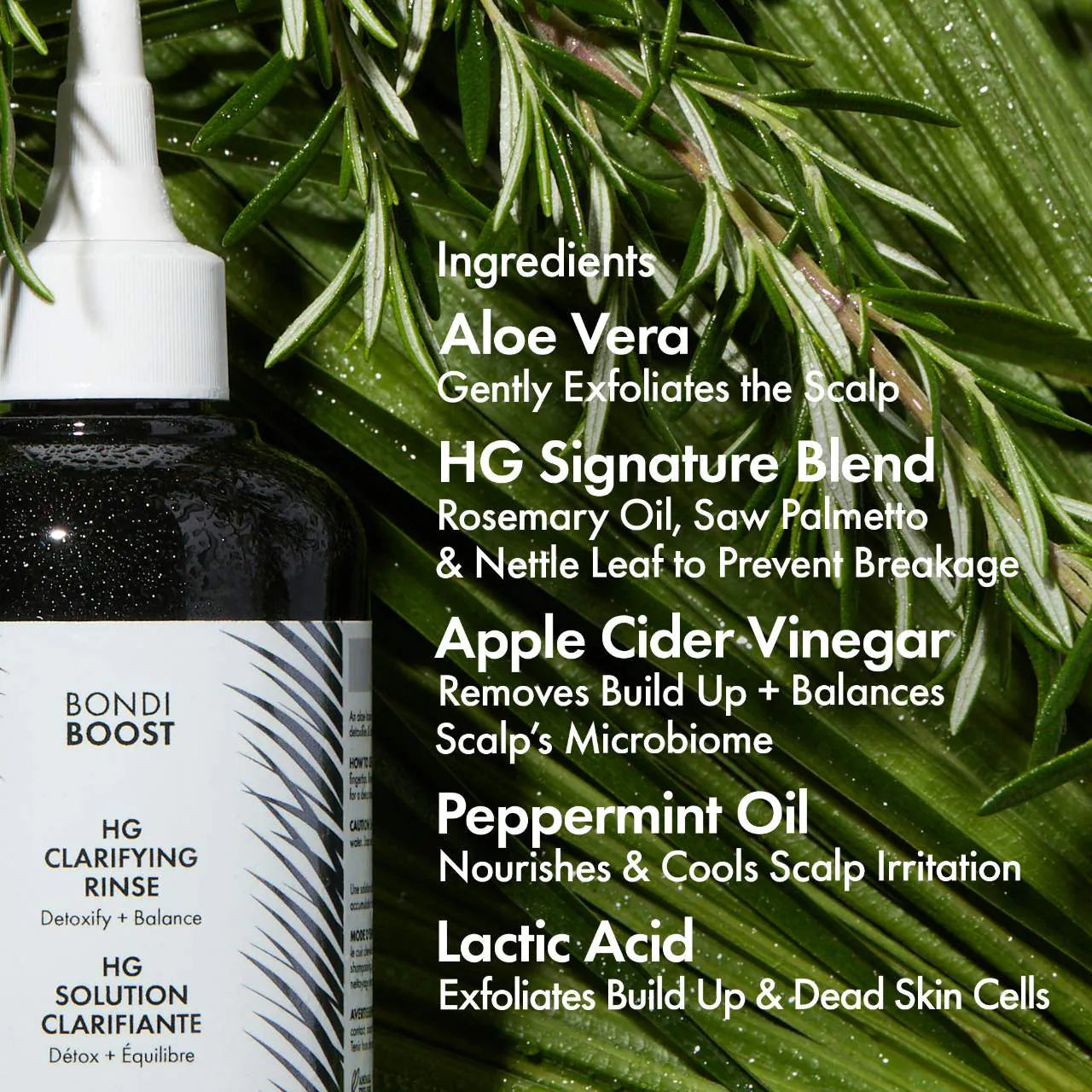 BondiBoost - HG Clarifying Pre-Wash Treatment with Lactic Acid and Rosemary