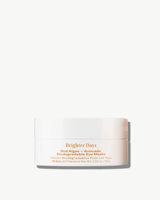 credo beauty Brighter Days Red Algae + Avocado Biodegradable Eye Masks