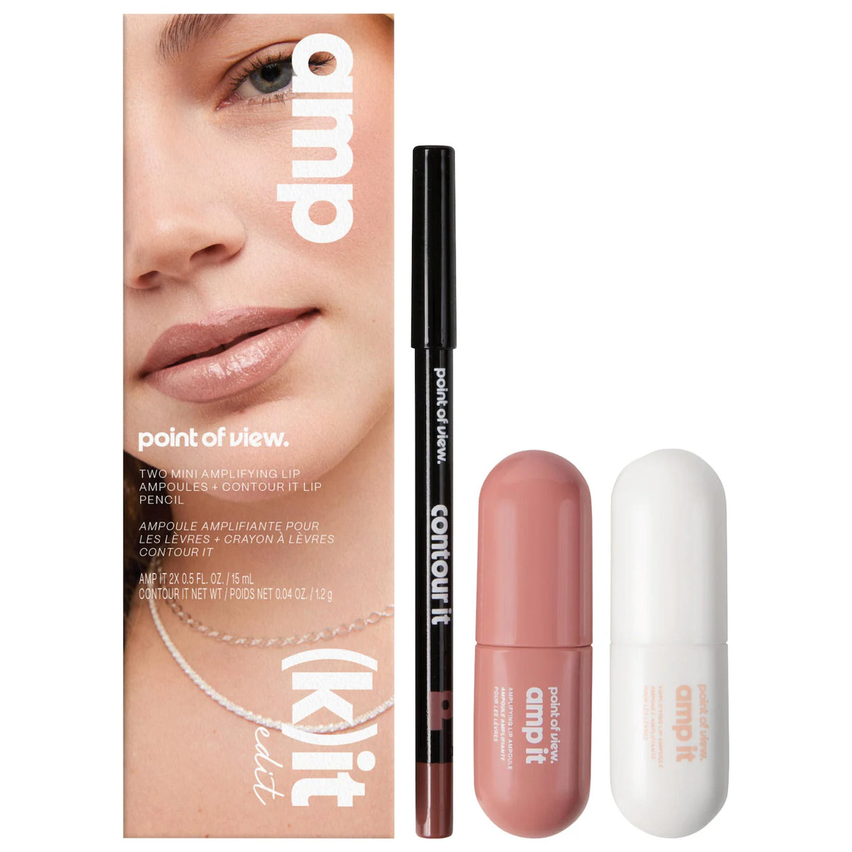 point of view. amp (k)it edit lip trio makeup gift set