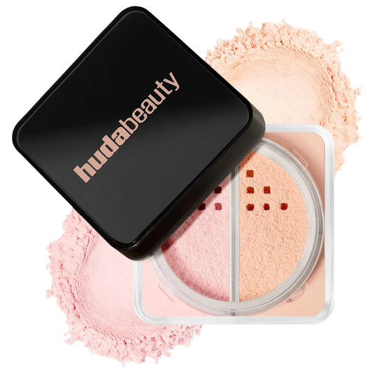 HUDA BEAUTY Easy Bake Loose Powder Brightening + Correcting Duo