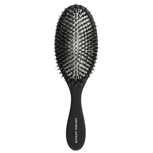 Crown Affair The Dual-Bristle Boar Hair Brush No. 001 for All Hair Textures