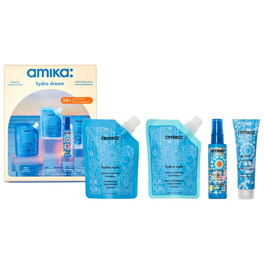 amika Mini Hydro Rush Shampoo & Conditioner Set