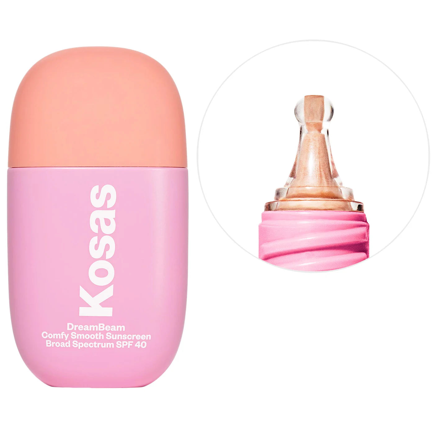 Kosas DreamBeam Silicone-Free Mineral Sunscreen SPF 40 with Ceramides and Peptides