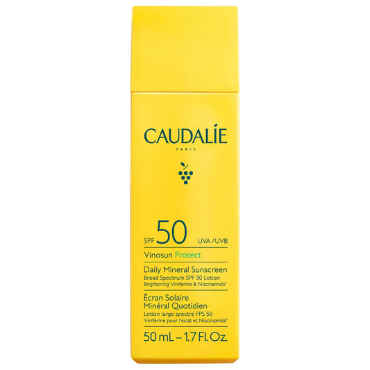 Caudalie Vinosun Protect Brightening Daily Mineral Face Sunscreen SPF 50