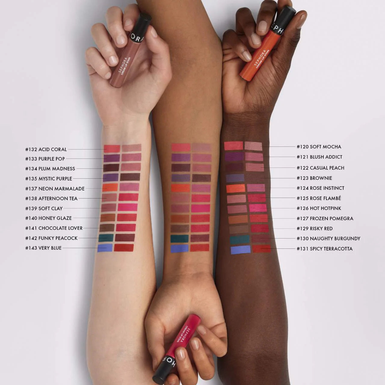 SEPHORA COLLECTION  Cream Lip Stain 10HR Liquid Lipstick