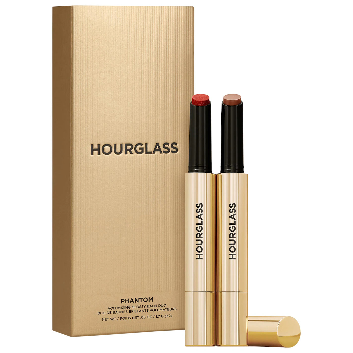 Hourglass Phantom Volumizing Glossy Lip Balm Duo