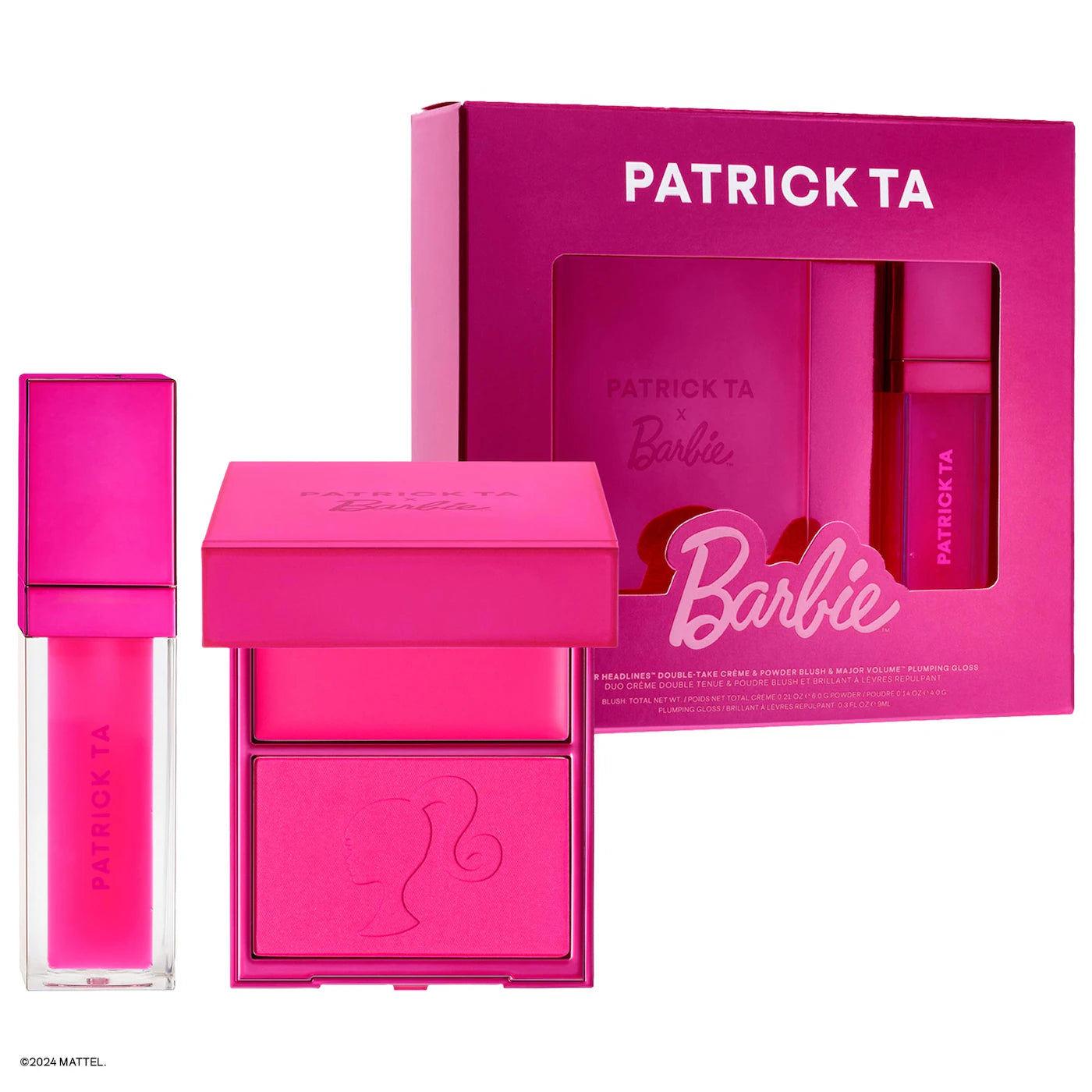 PATRICK TA Patrick Ta x Barbie™ Blush Duo and Lip Plumper Set