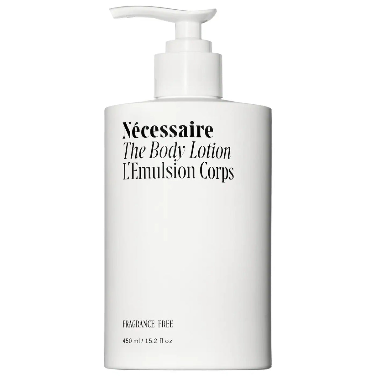 Nécessaire The Body Lotion Fragrance-Free – With 5 Peptides + 2.5% Niacinamide