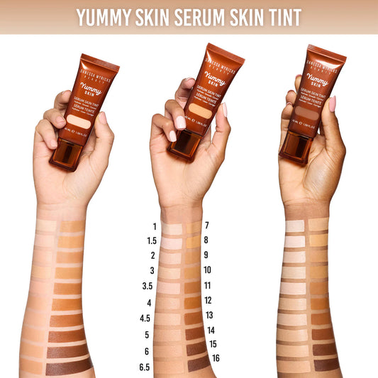 Danessa Myricks Beauty Yummy Skin Soothing Serum Skin Tint Foundation with Peptides + Ceramides
