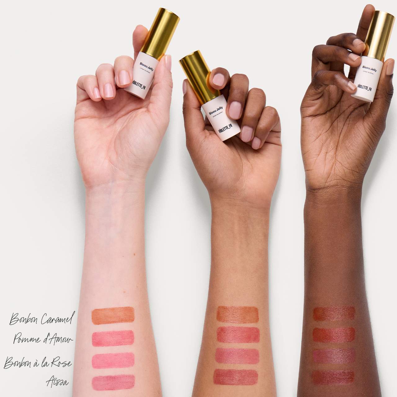 VIOLETTE_FR BISOU JELLY Sheer Shine Hydrating Lipstick