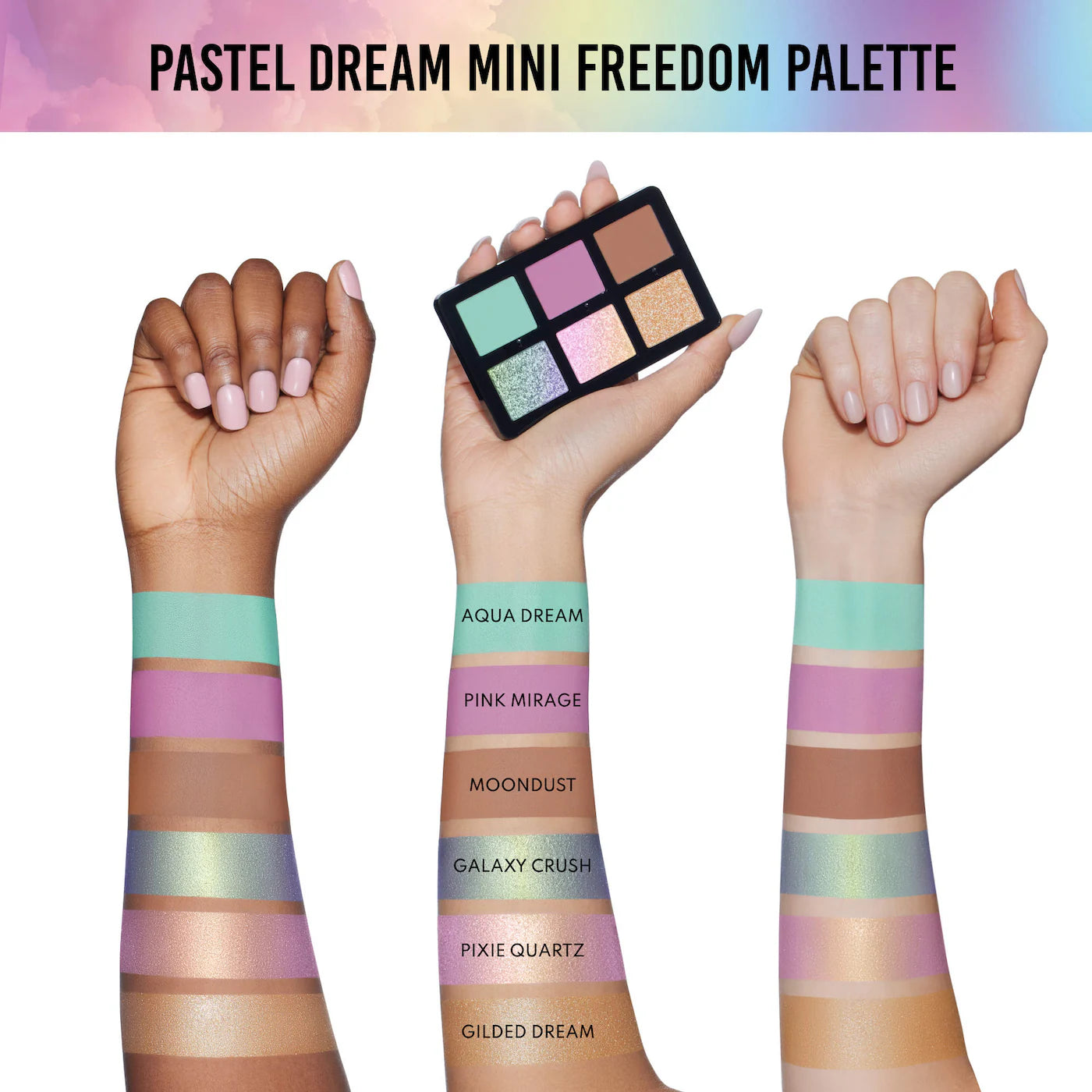 Danessa Myricks Beauty Mini Pastel Dream Freedom Palette