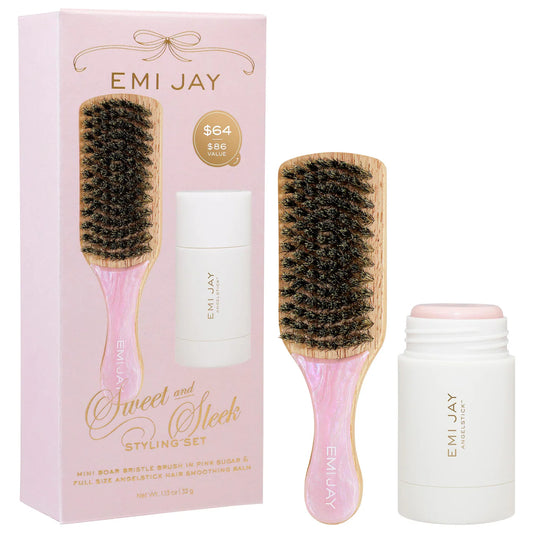 Emi Jay  Sweet and Sleek Styling Gift Set with Angelstick™ and Mini Boar Bristle Brush