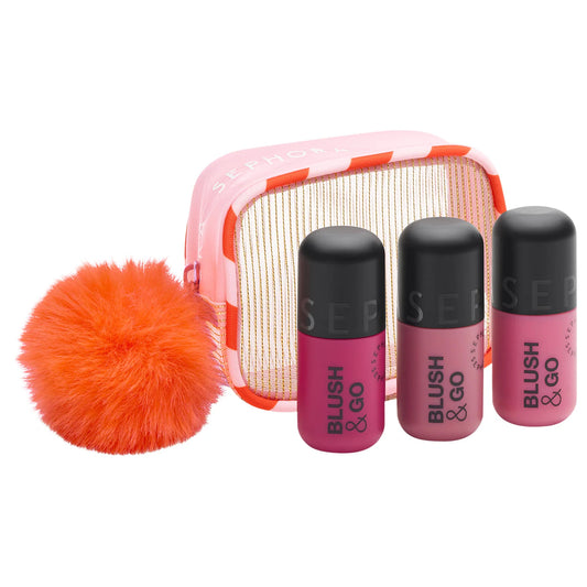 SEPHORA COLLECTION  Blush & Go Trio Makeup Gift Set