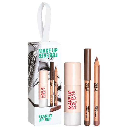 MAKE UP FOR EVER  Mini Artist Color Lip Pencils & Super Boost Gloss Trio