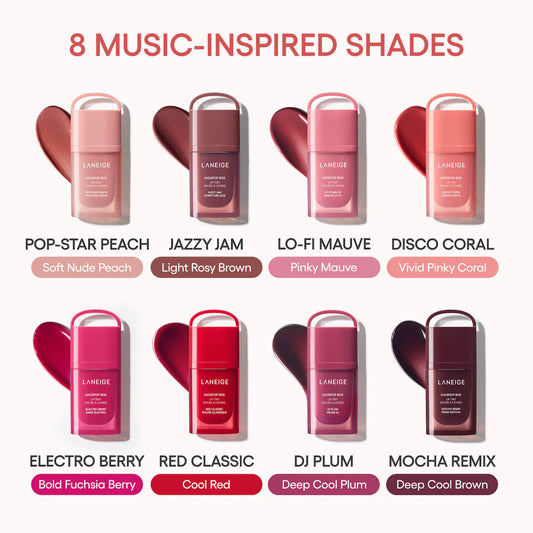 LANEIGE JuicePop Box Lip Oil Stain 12HR Hydrating Tint