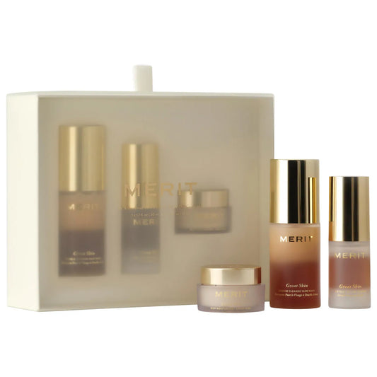 MERIT Mini Great Skin Skincare Essentials Gift Set