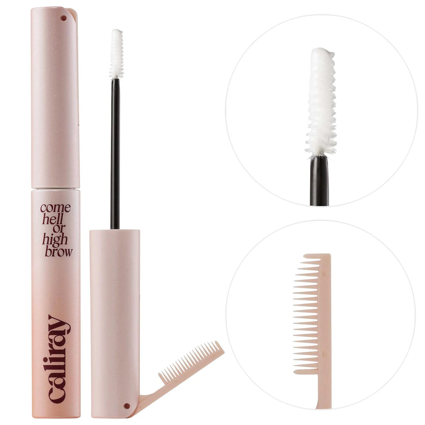 caliray Come Hell Or High Brow 24-Hour Volumizing Tubing Brow Gel