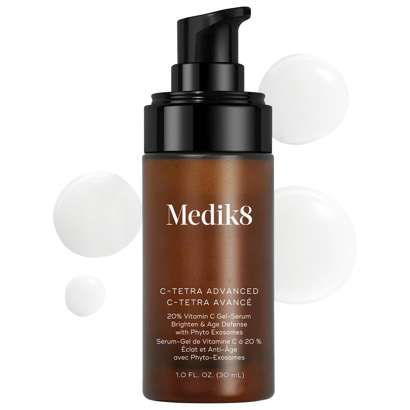 Medik8 C-Tetra Advanced 20% Stabilized Vitamin C Gel-Serum with Phyto Exosomes for Brightening & Wrinkles