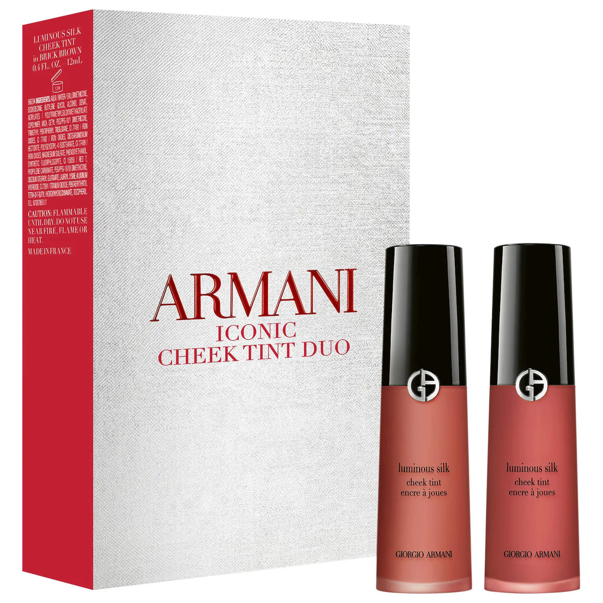 Armani Beauty Warm & Toasty Cheek Tint Longwear Liquid Blush Duo