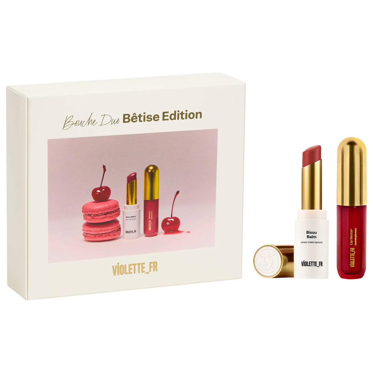 VIOLETTE FR BOUCHE DUO Bêtise Edition - Bisou Balm & Lip Nectar Gift Set