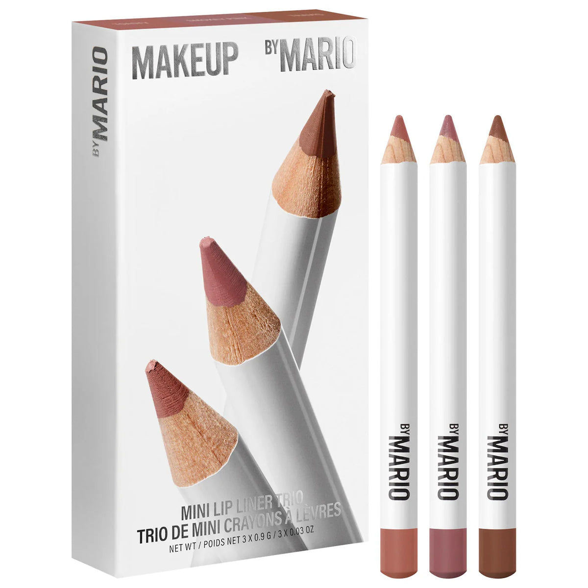 MAKEUP BY MARIO Mini Ultra Suede® Sculpting Lip Pencil Trio Gift Set