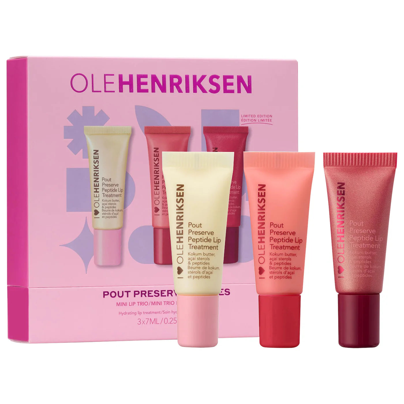 OLEHENRIKSEN Pout Preserve Mini Hydrating Peptide Lip Trio Set